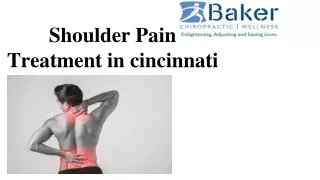 Shoulder pain in cincinnati