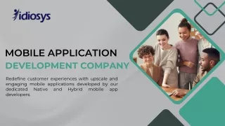 App Development Company In London-Idiosys UK