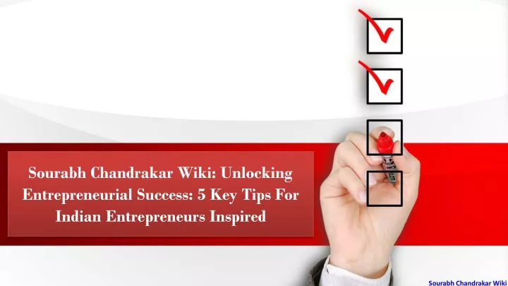 sourabh chandrakar wiki unlocking entrepreneurial