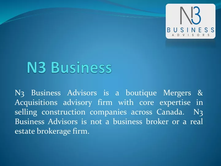 n3 business