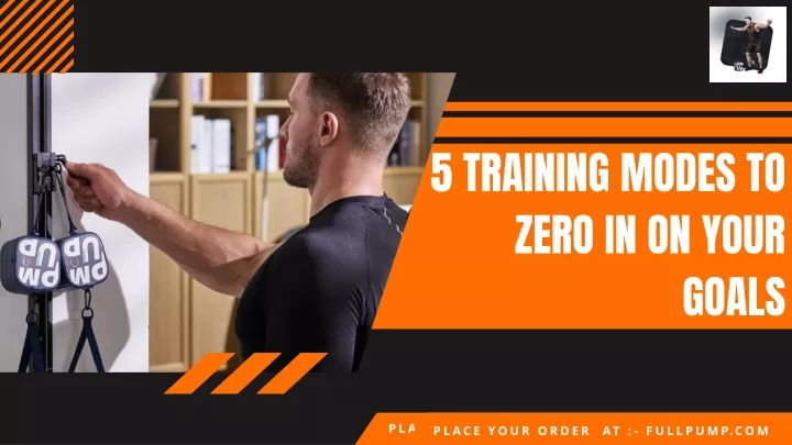 5 training modes to zero in on your goals