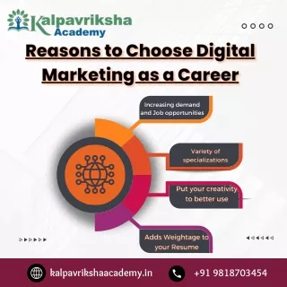 Reasons to Choose Digital Marketing as a Career