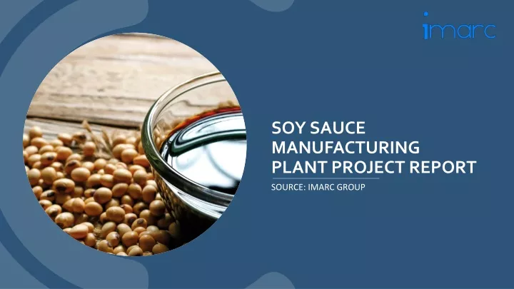 soy sauce manufacturing plant project report