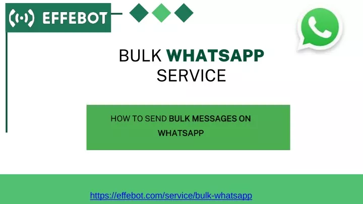 bulk whatsapp service