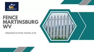 Fence Company Martinsburg wv