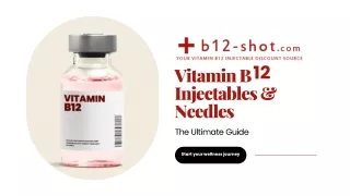B12 Syringes - Convenient Access for Your Vitamin B12 Needs