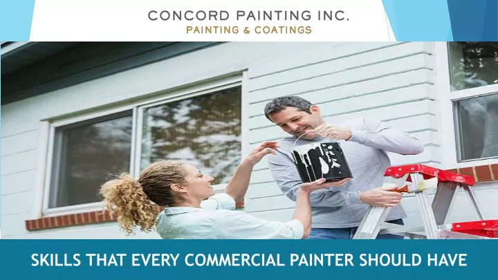 skills that every commercial painter should have