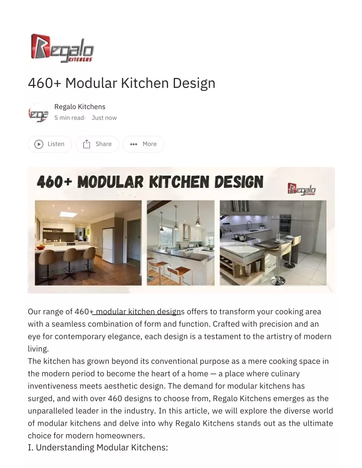 460 modular kitchen design