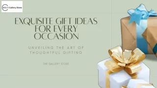 Elegance Unwrapped Exquisite Gift Ideas for Every Occasion