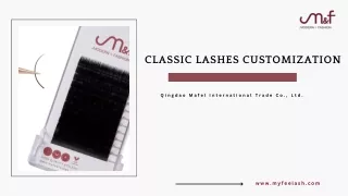 Classic Lashes Customization