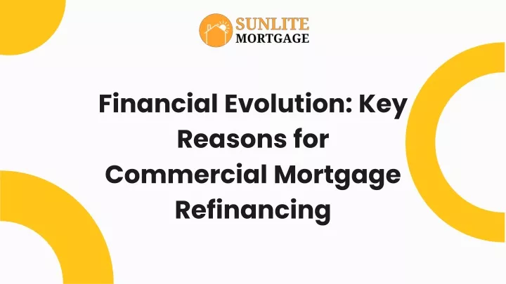 financial evolution key reasons for commercial
