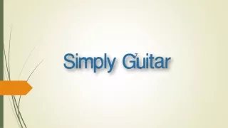 Simply Guitar's Free Online Guitar Lessons for Beginners