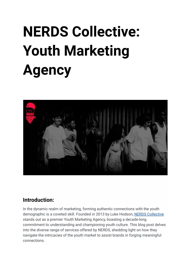 nerds collective youth marketing agency