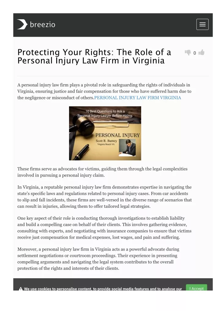 protecting your rights the role of a personal