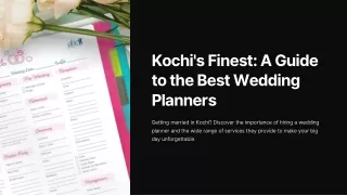 Kochi's finest A Guide to the Best Wedding Planners  (1)