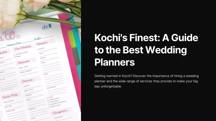 kochi s finest a guide to the best wedding