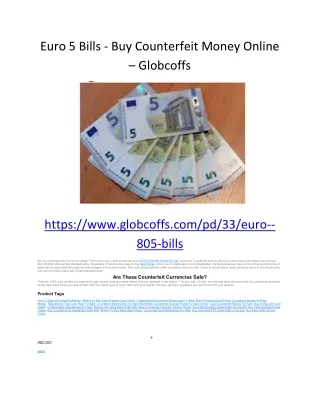 euro 5 bills buy counterfeit money online