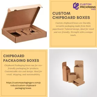 custom chipboard boxes
