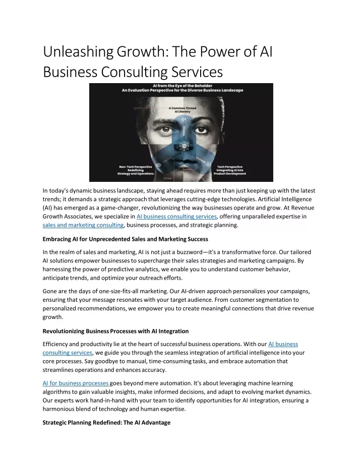 unleashing growth the power of ai business consulting services