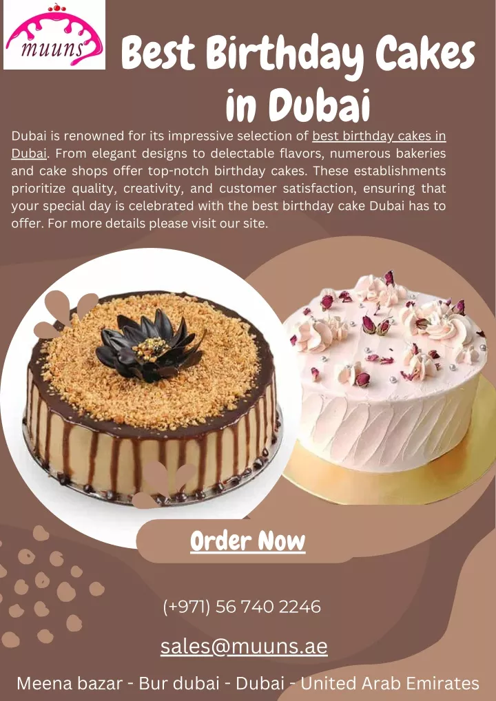 best birthday cakes in dubai dubai is renowned