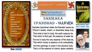 Sariraka Upanishad in English rhyme