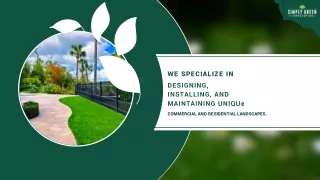 Residential Lawn Care Charleston, SC - Simply Green Landscaping