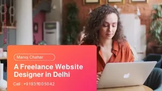 Manoj Chahar - A Freelance Website Designer in Delhi
