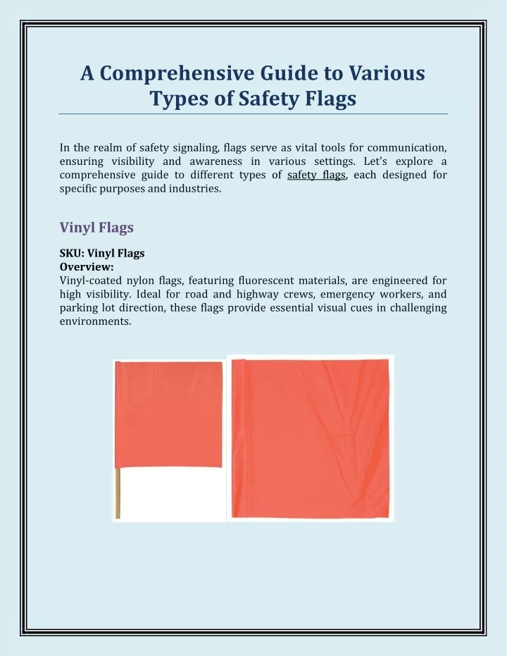a comprehensive guide to various types of safety