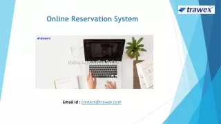 online reservation system