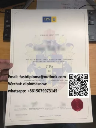 Whatsapp： 8615079973145  Buy the best Australian CPA certificate