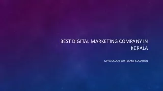 best digital marketing company in Kerala