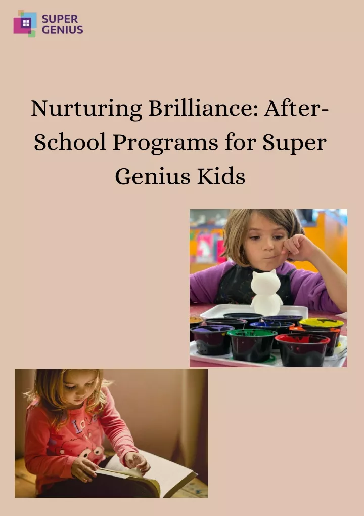 nurturing brilliance after school programs