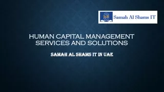 Human Capital Management Platform in UAE