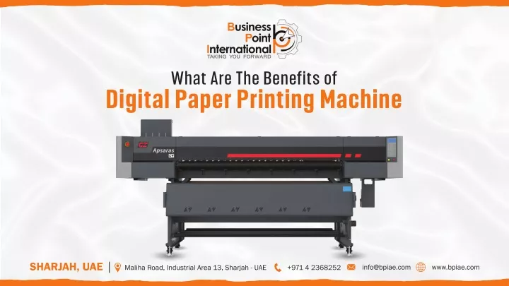 what are the benefits of digital paper printing