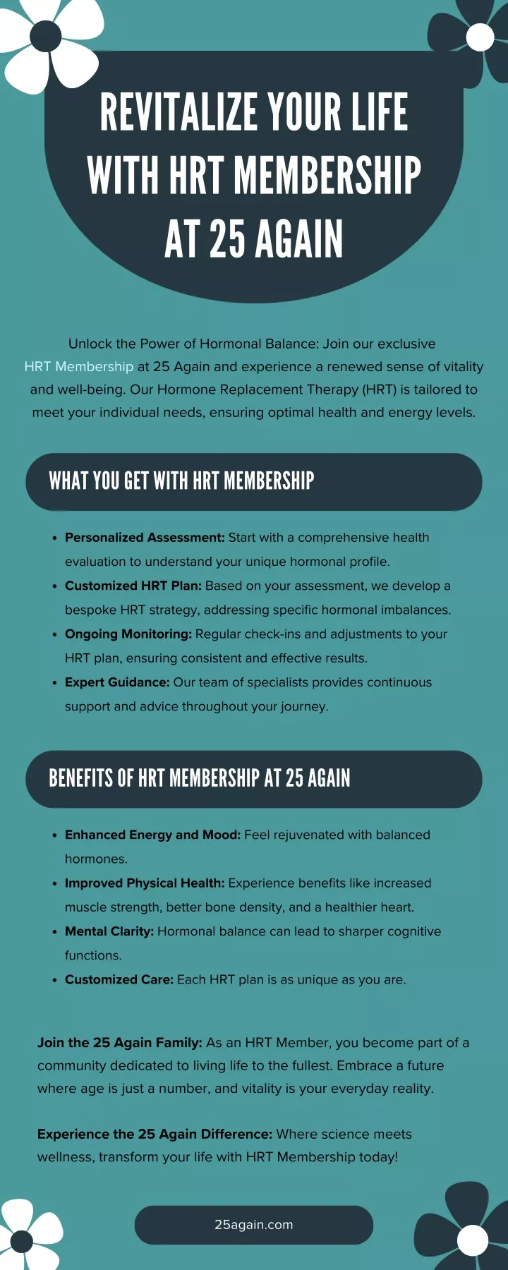 revitalize your life with hrt membership