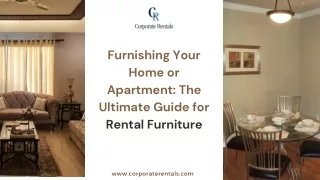 Furnishing Your Home or Apartment The Ultimate Guide for Rental Furniture
