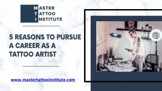 5 Reasons Why Tattoo Artistry Can Be Your Dream Career - Master Tattoo Institute
