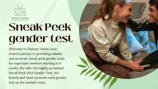 Sneak Peek gender test