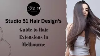 Guide to Hair Extensions in Melbourne