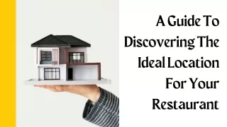 a guide to discovering the ideal location