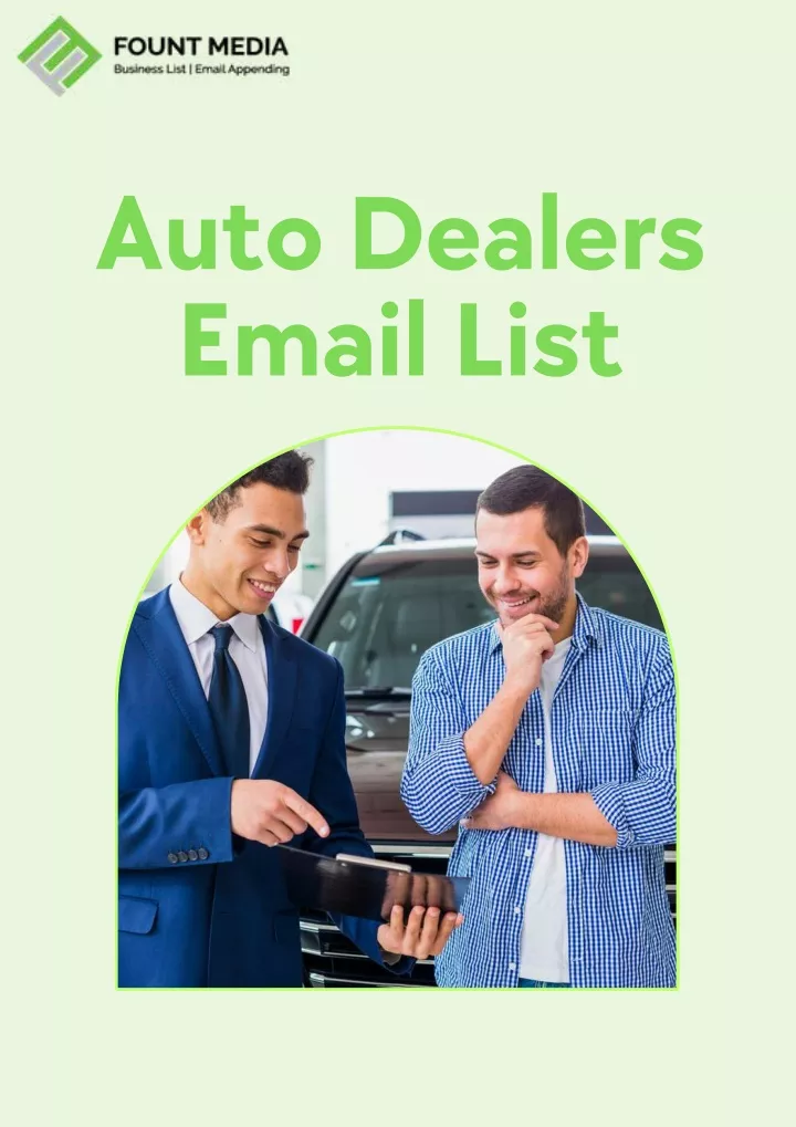 auto dealers email list