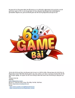 68gamebaireview