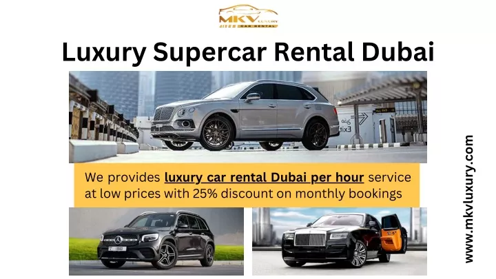 luxury supercar rental dubai