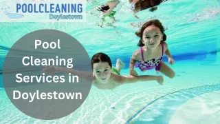 Swimming Pool Maintenance Service In Doylestown - Pool Cleaning Doylestown