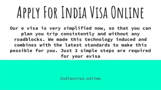Apply for Indian visa online