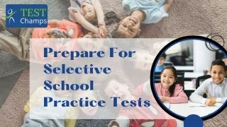 Successful Study Methods for Practice Exams at Selective Schools with Test Champions