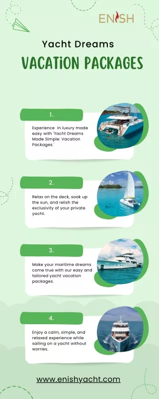 Yacht Dreams Vacation Packages