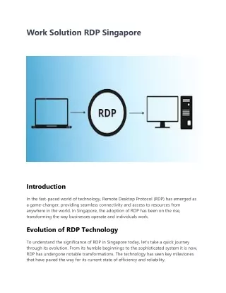work solution rdp singapore