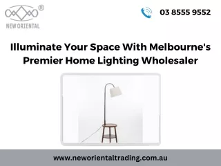 Illuminate Your Space With Melbourne's Premier Home Lighting Wholesaler