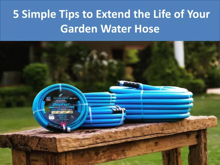 5 simple tips to extend the life of your garden water hose